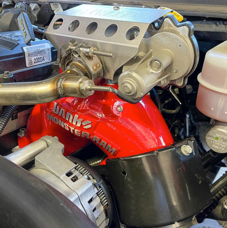 Banks Power 13-18 Ram 6.7L Diesel Monster-Ram Intake System Gen-2 w/Fuel Line - Red w/Heater System