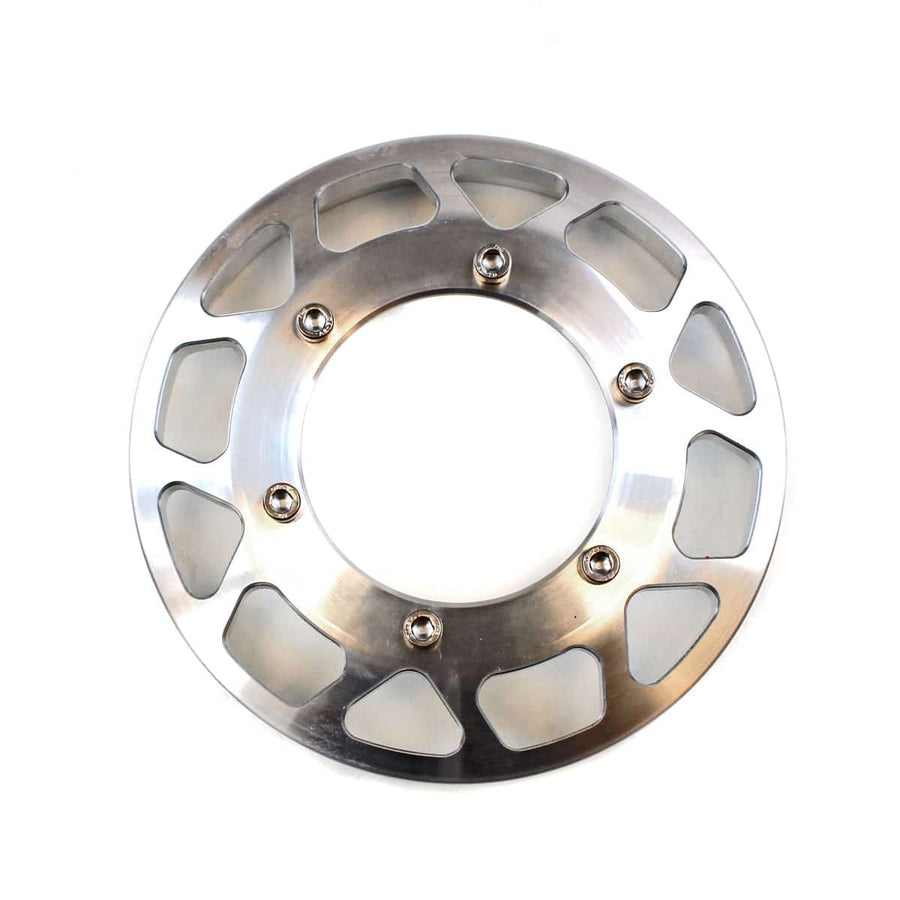 Industrial Injection Industrial Dodge Common Rail Fan Pulley For 03-12 6.7L Cummins Billet Clear Anodized Industrial Injection