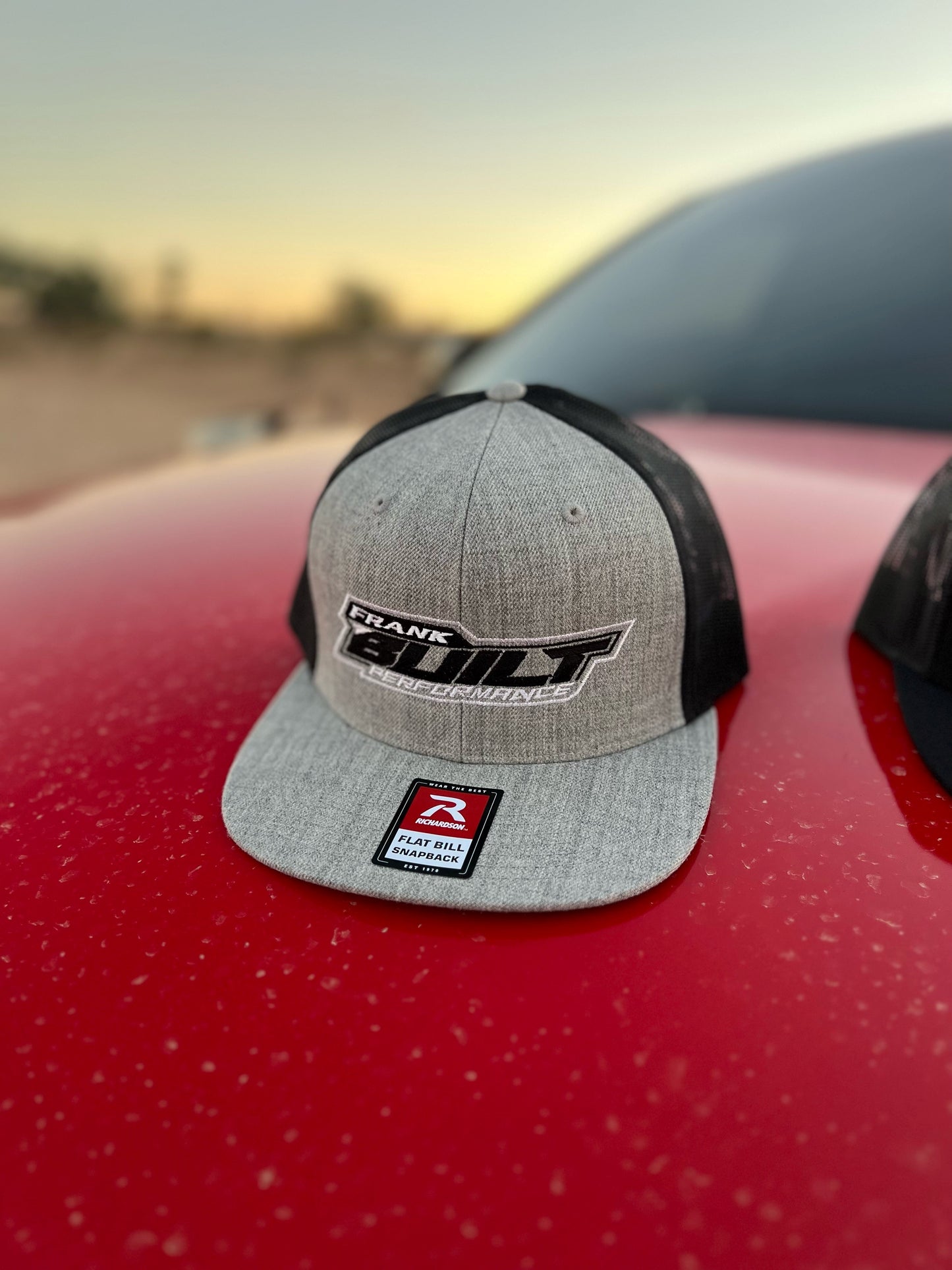 FBP Hat Grey Trucker Richardson Embroidered