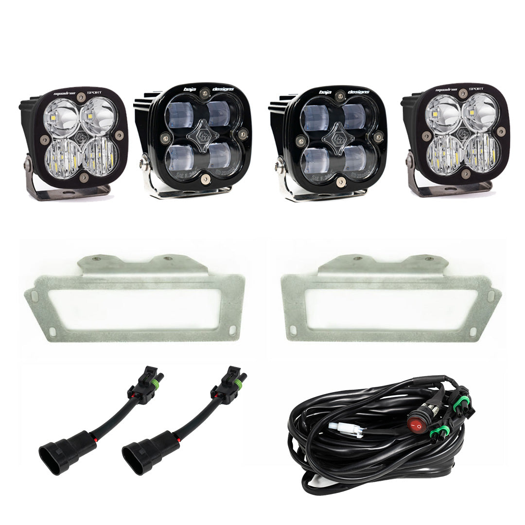 Baja Designs Ram 2500/3500 Fog Lights SAE Fog Pocket Kit 10-18 RAM 1500 09-12 Ram 2500/3500 Baja Designs
