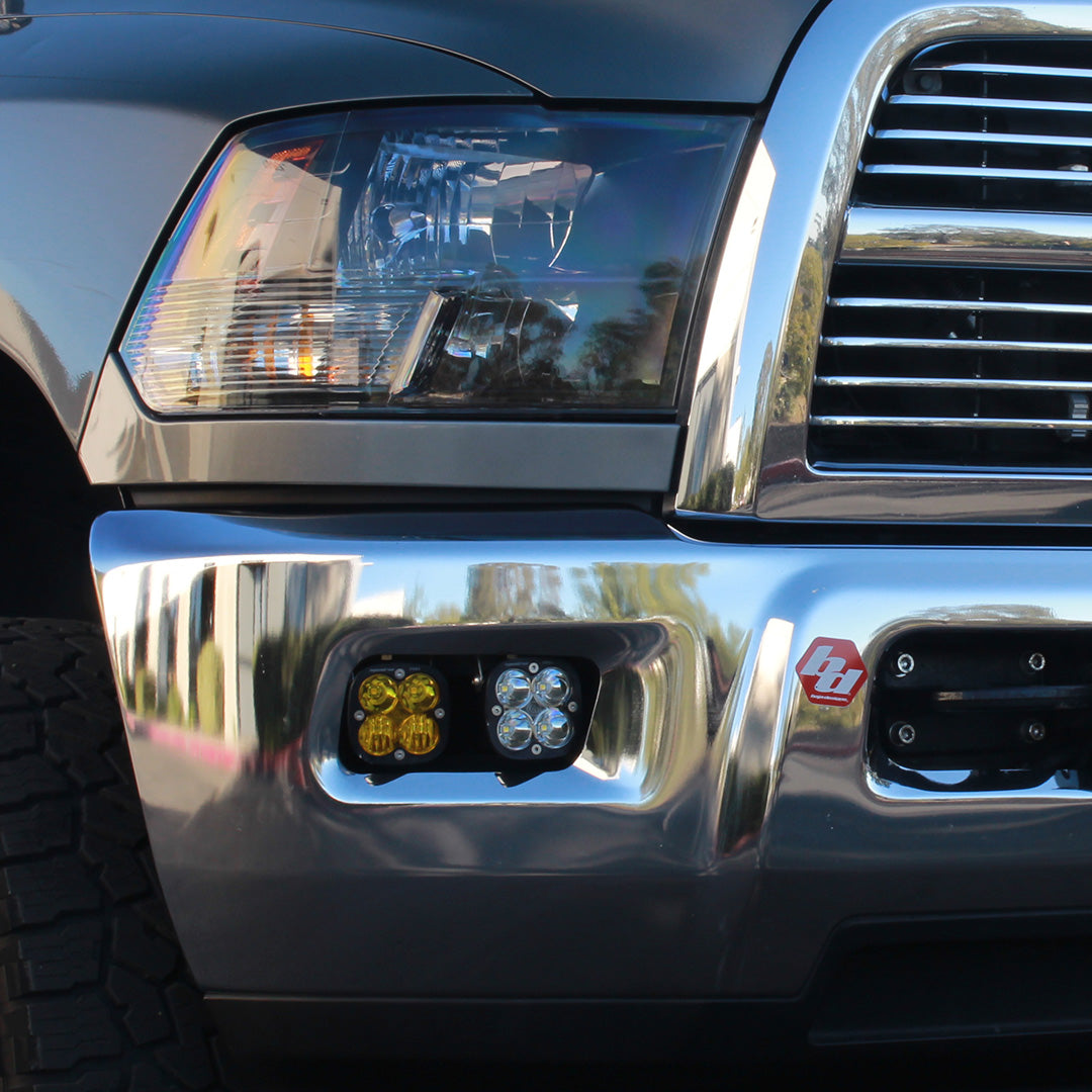 Baja Designs Ram 2500/3500 Fog Lights SAE Fog Pocket Kit 10-18 RAM 1500 09-12 Ram 2500/3500 Baja Designs