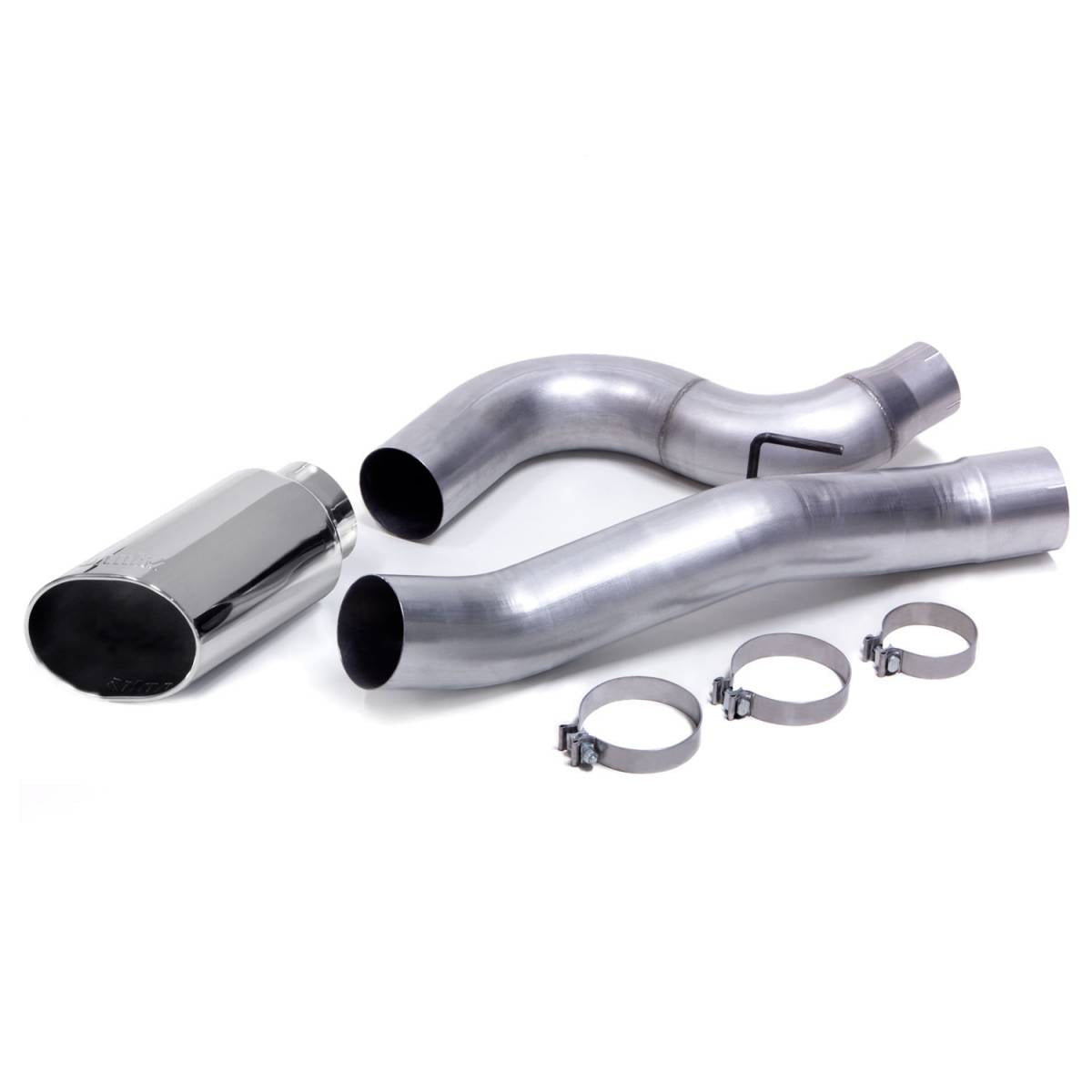 Banks Monster Exhaust System 5-inch Single S/S-Chrome Tip CCSB for 13-18 Ram 2500/3500 Cummins 6.7L