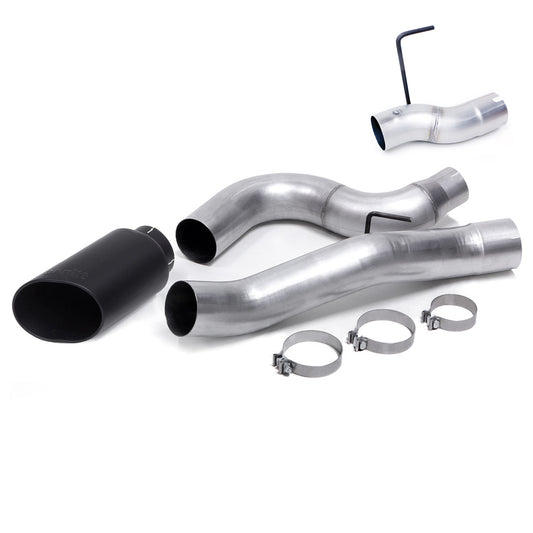 Banks Monster Exhaust System 5-inch Single Exit Cerakote Black Tip for 13-18 Ram 2500/3500 6.7L Cummins Mega-Cab SB