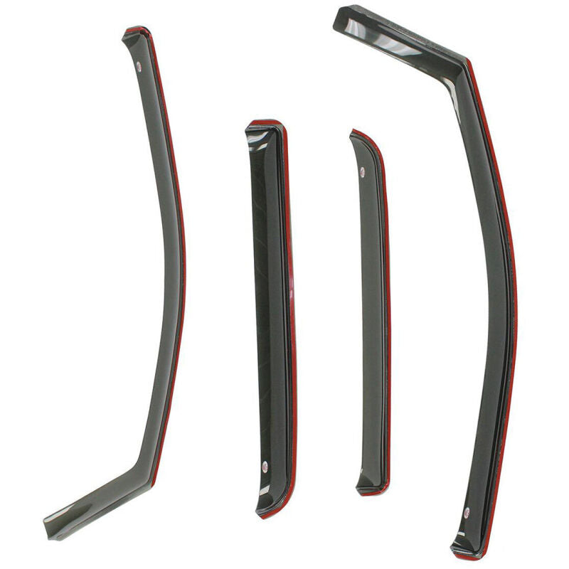 Westin 2009-2018 Dodge/Ram Crew Cab/Mega Cab Wade In-Channel Wind Deflector 4pc - Smoke
