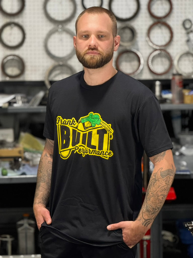FrankBUILT Vintage Green Handle T Shirt Black