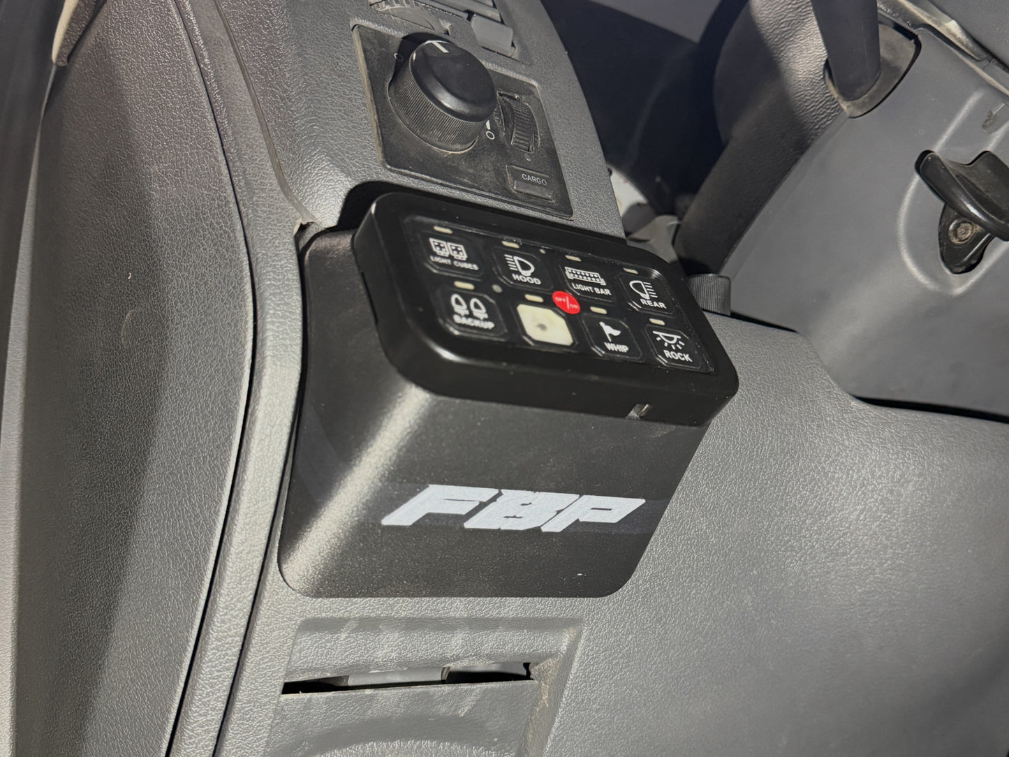 Auxbeam / Roadshock 8 gang switch panel dash mount for 06-09 Ram