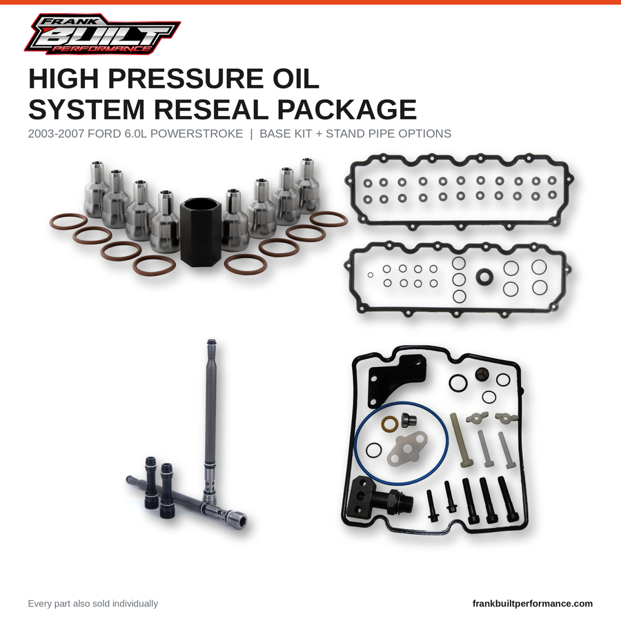 FrankBUILT 6.0L Powerstroke High Pressure Oil System Reseal Package 03-07