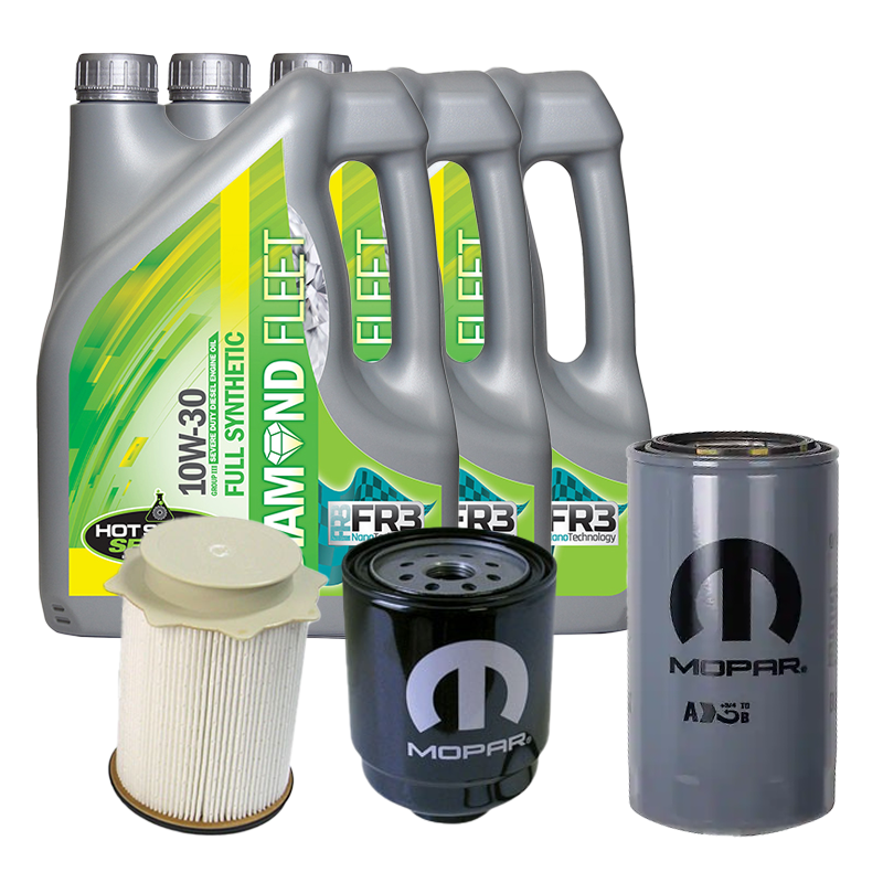 Oil Change Combo w/ Mopar(MO285) 5.9L/6.7L Cummins Oil Filter For 1989-2024 Dodge RAM