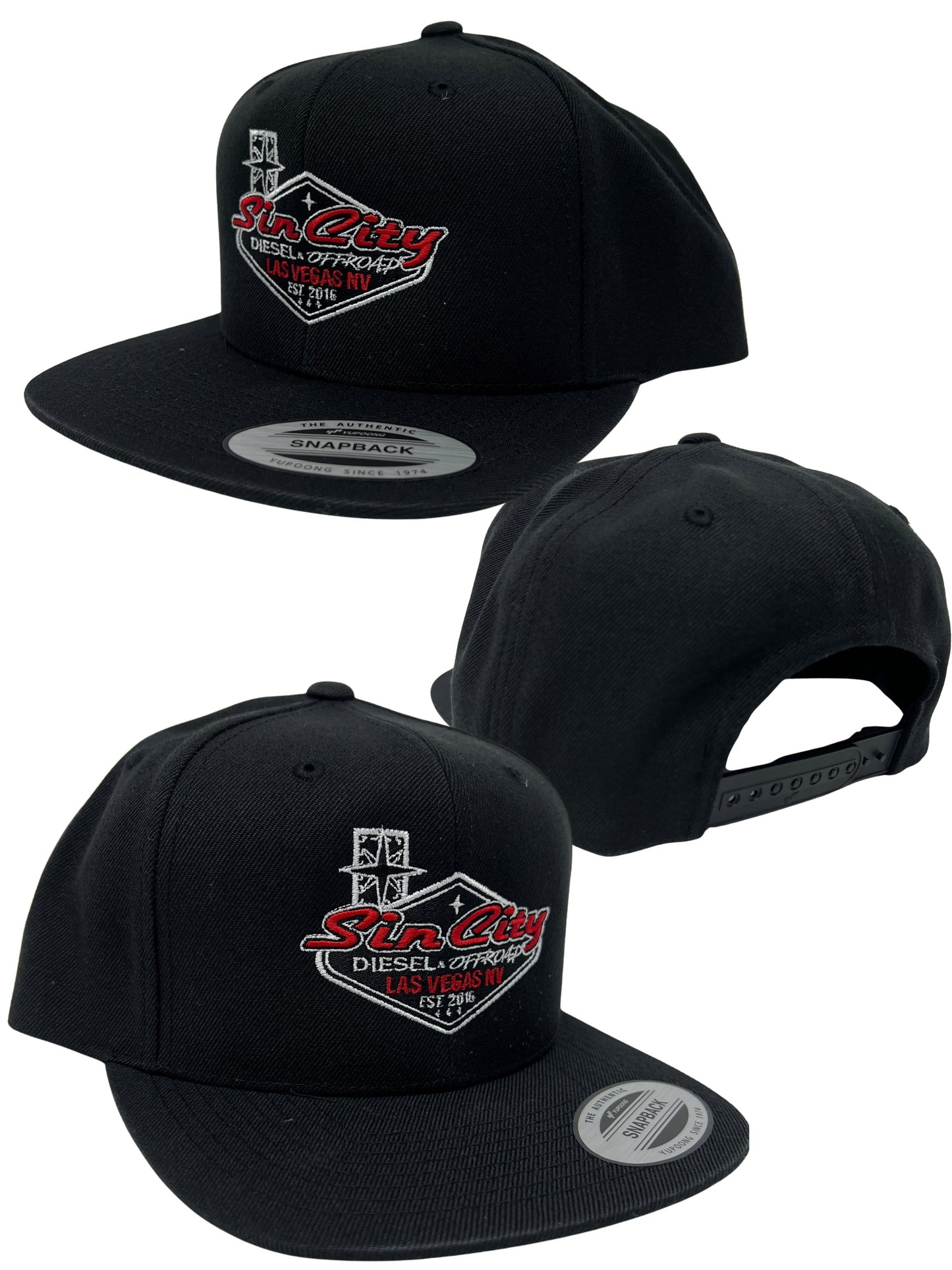 Sin City Diesel & Offroad Flat Bill Snap Back Hat