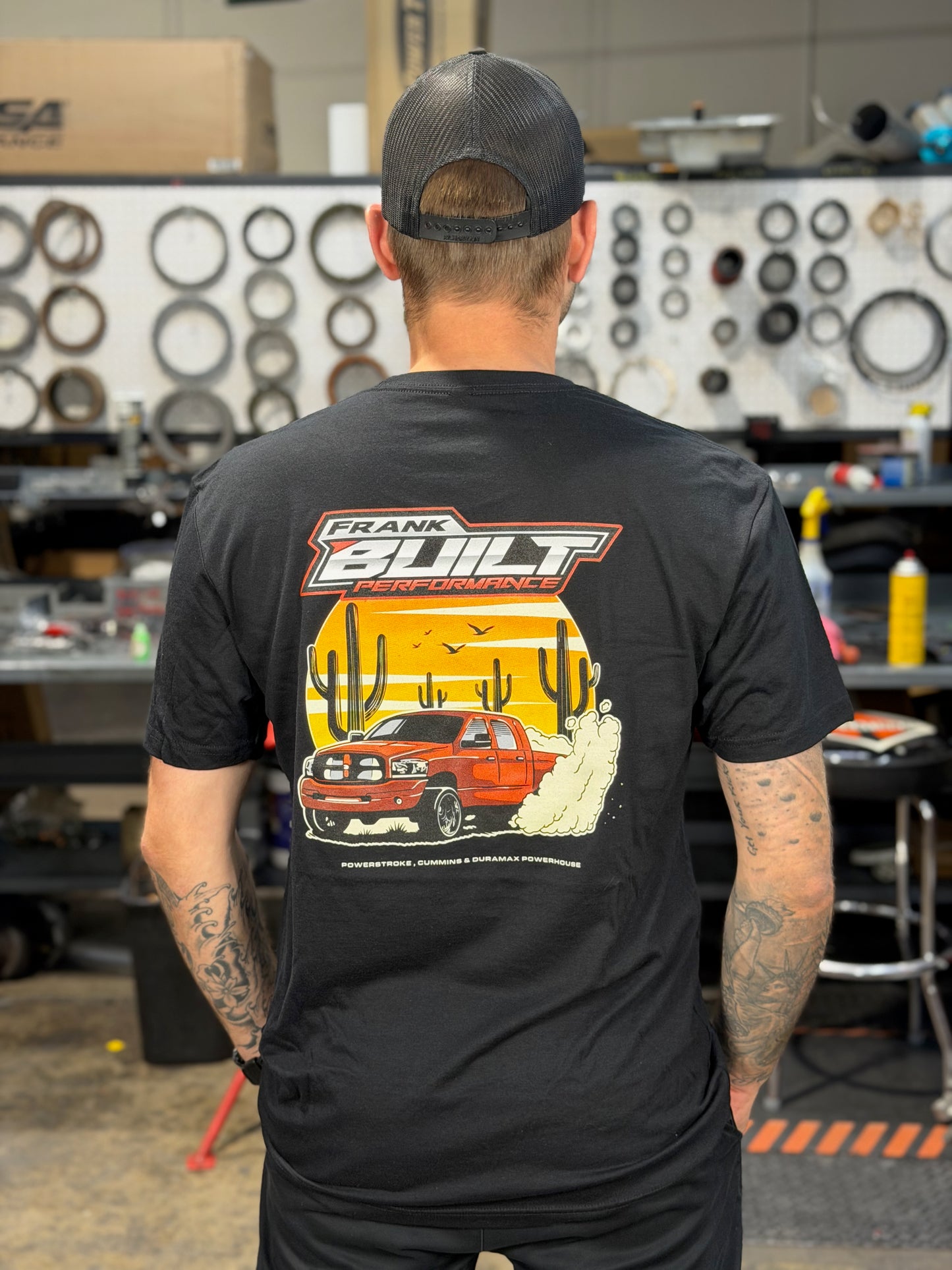 FrankBUILT Performance T-Shirt New Style MULTIPLE COLORS AVAILABLE!!