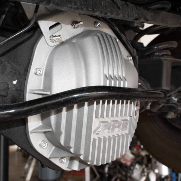 PPE 238053010 Brushed Heavy-Duty Cast Aluminum Rear Differential Cover