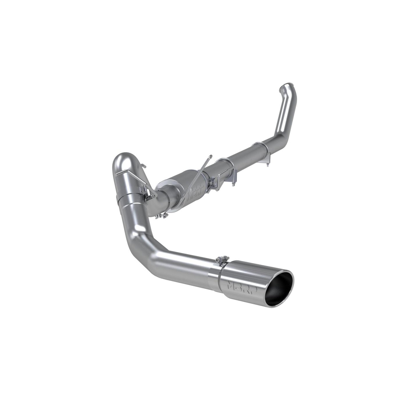 MBRP 4 Inch Turbo Back Single Side T409 Stainless Steel For 03-04 Dodge Ram 2500/3500 Cummins 5.9L Cummins 305hp Models 4WD only MBRP
