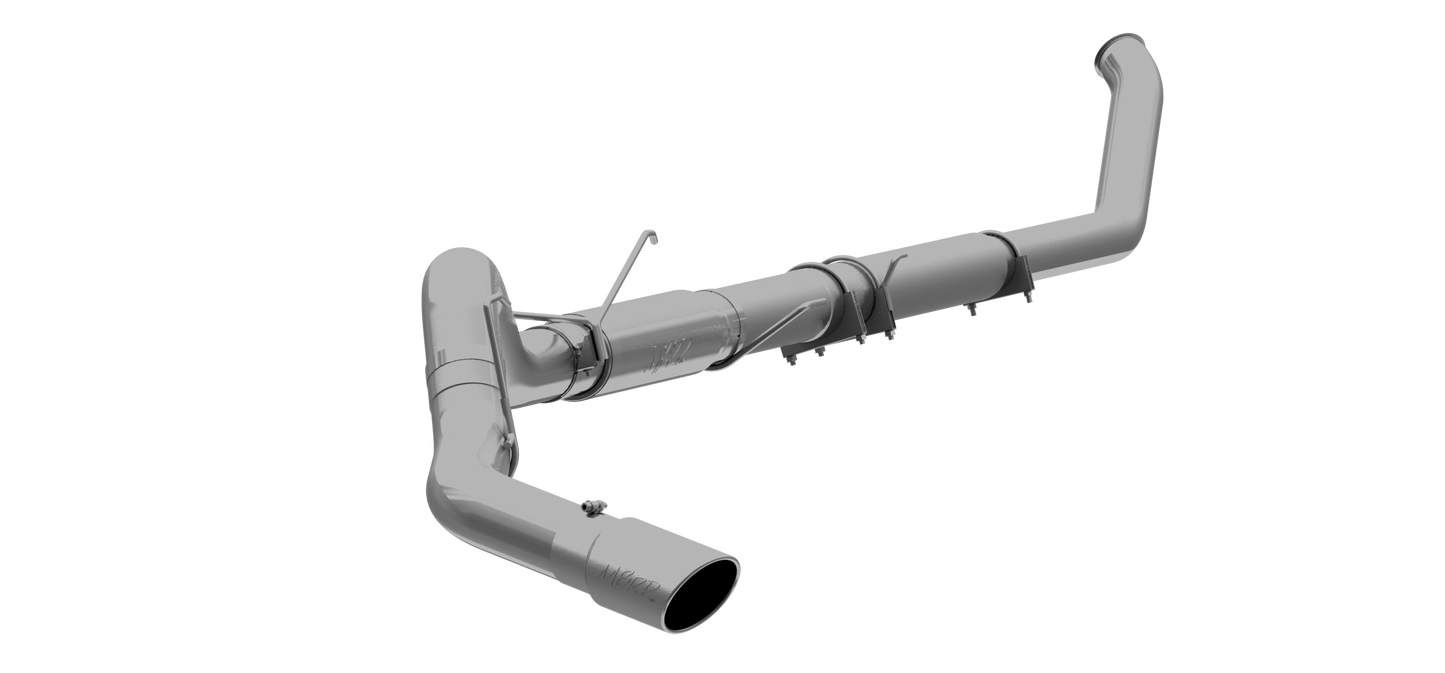 MBRP 5 Inch Turbo Back Single Side Exit Aluminized Steel For 03-04 Dodge Ram 2500/3500 Cummins MBRP