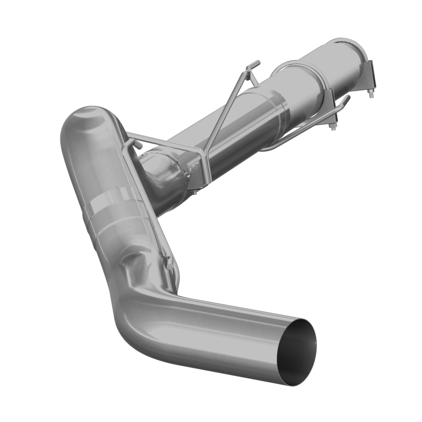 MBRP 5 Inch Cat Back Exhaust System Single Side Exit No Muffler For 04-07 Dodge Ram 2500/3500 Cummins 600/610 MBRP
