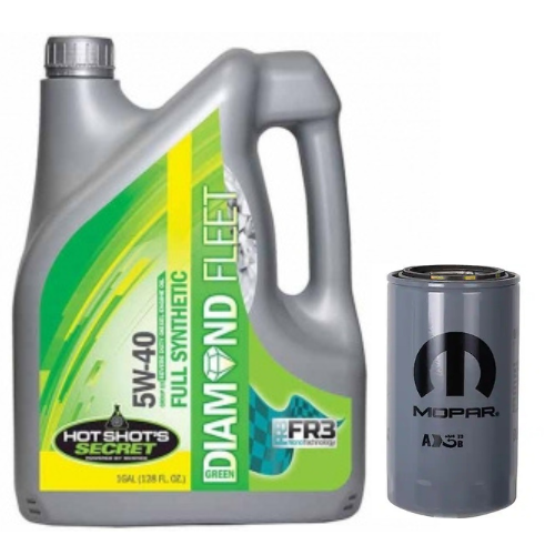 Oil Change Combo w/ Mopar(MO285) 5.9L/6.7L Cummins Oil Filter For 1989-2024 Dodge RAM