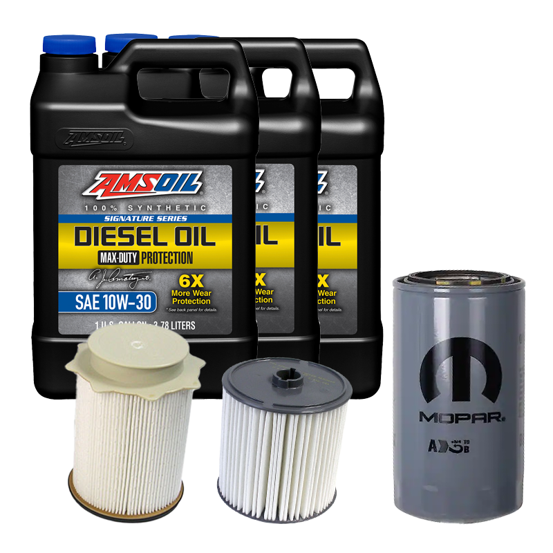 Oil Change Combo w/ Mopar(MO285) 5.9L/6.7L Cummins Oil Filter For 1989-2024 Dodge RAM