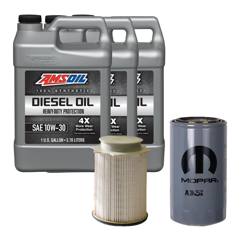 Oil Change Combo w/ Mopar(MO285) 5.9L/6.7L Cummins Oil Filter For 1989-2024 Dodge RAM