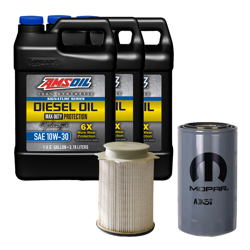 Oil Change Combo w/ Mopar(MO285) 5.9L/6.7L Cummins Oil Filter For 1989-2024 Dodge RAM