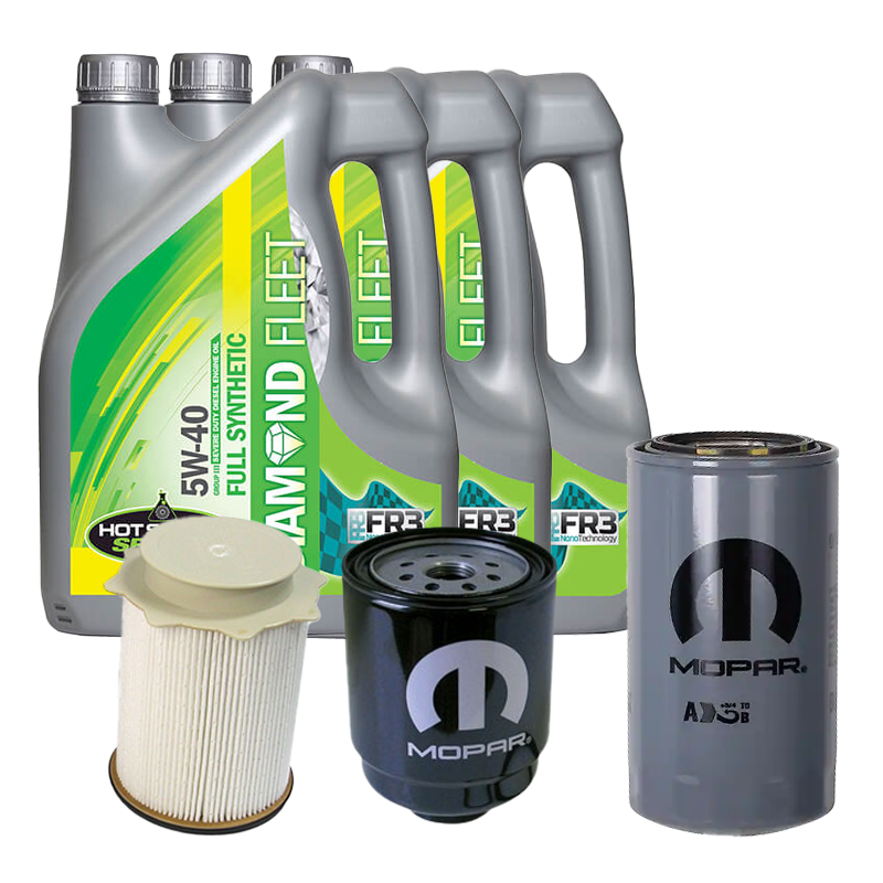 Oil Change Combo w/ Mopar(MO285) 5.9L/6.7L Cummins Oil Filter For 1989-2024 Dodge RAM
