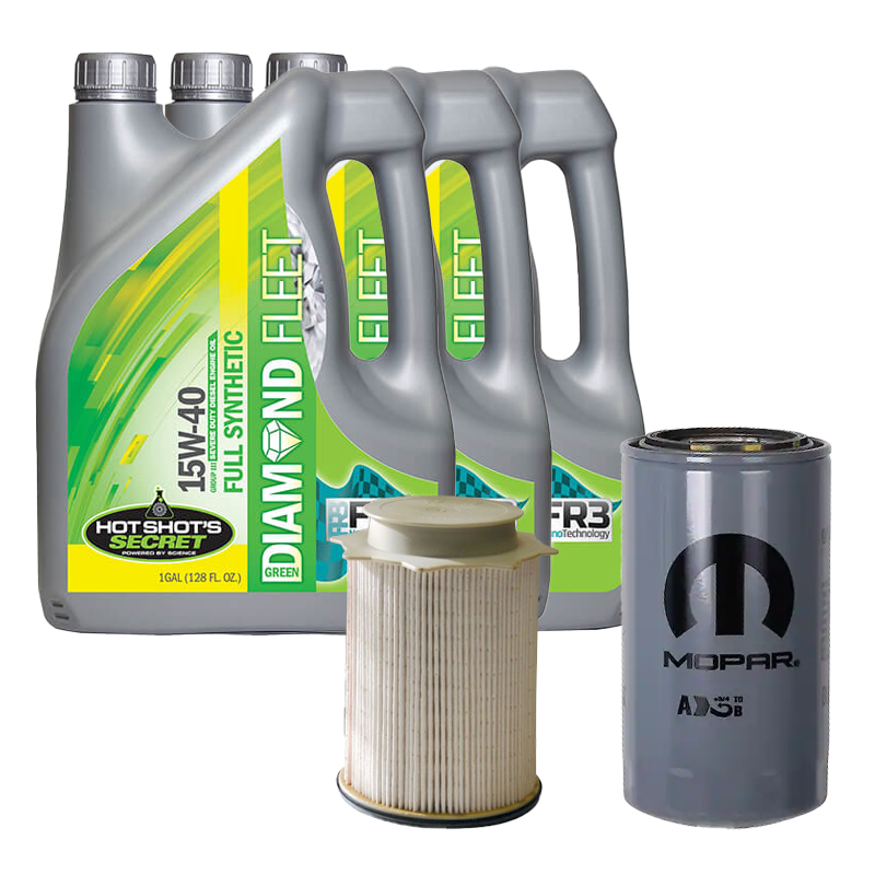 Oil Change Combo w/ Mopar(MO285) 5.9L/6.7L Cummins Oil Filter For 1989-2024 Dodge RAM