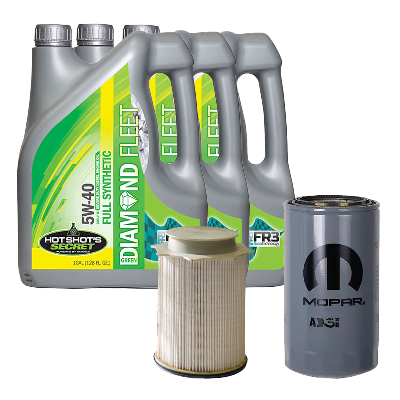 Oil Change Combo w/ Mopar(MO285) 5.9L/6.7L Cummins Oil Filter For 1989-2024 Dodge RAM