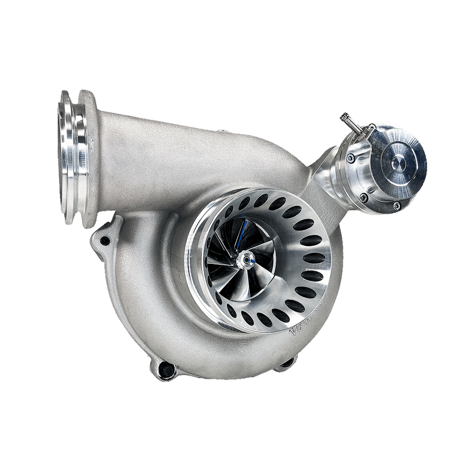 KC38r "Tiger Turbo" Stage 2 Dual Ball Bearing Turbo - 7.3 Powerstroke (E99) - .84 A/R (Special Cover)