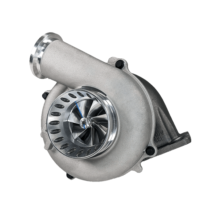 TP38r "Tiger Turbo" Stage 2 Dual Ball Bearing Turbo - 7.3 Powerstroke OBS (1994-1998) - 1.0 A/R / CCV Mod (Special Cover)