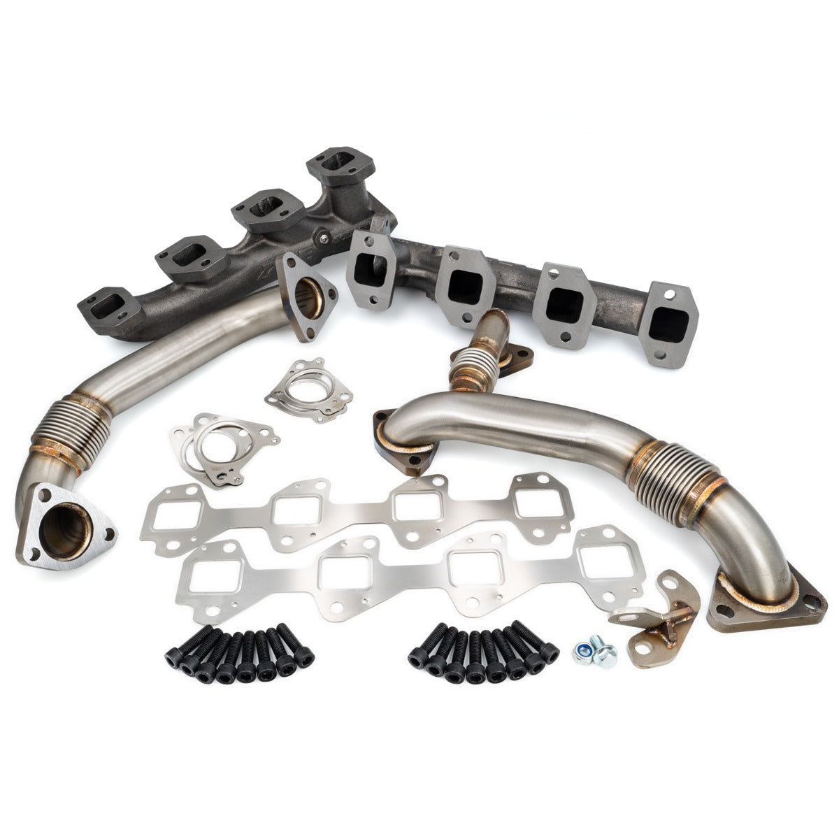 PPE Exhaust Manifold w/Up-Pipes 01-04 LB7 Duramax