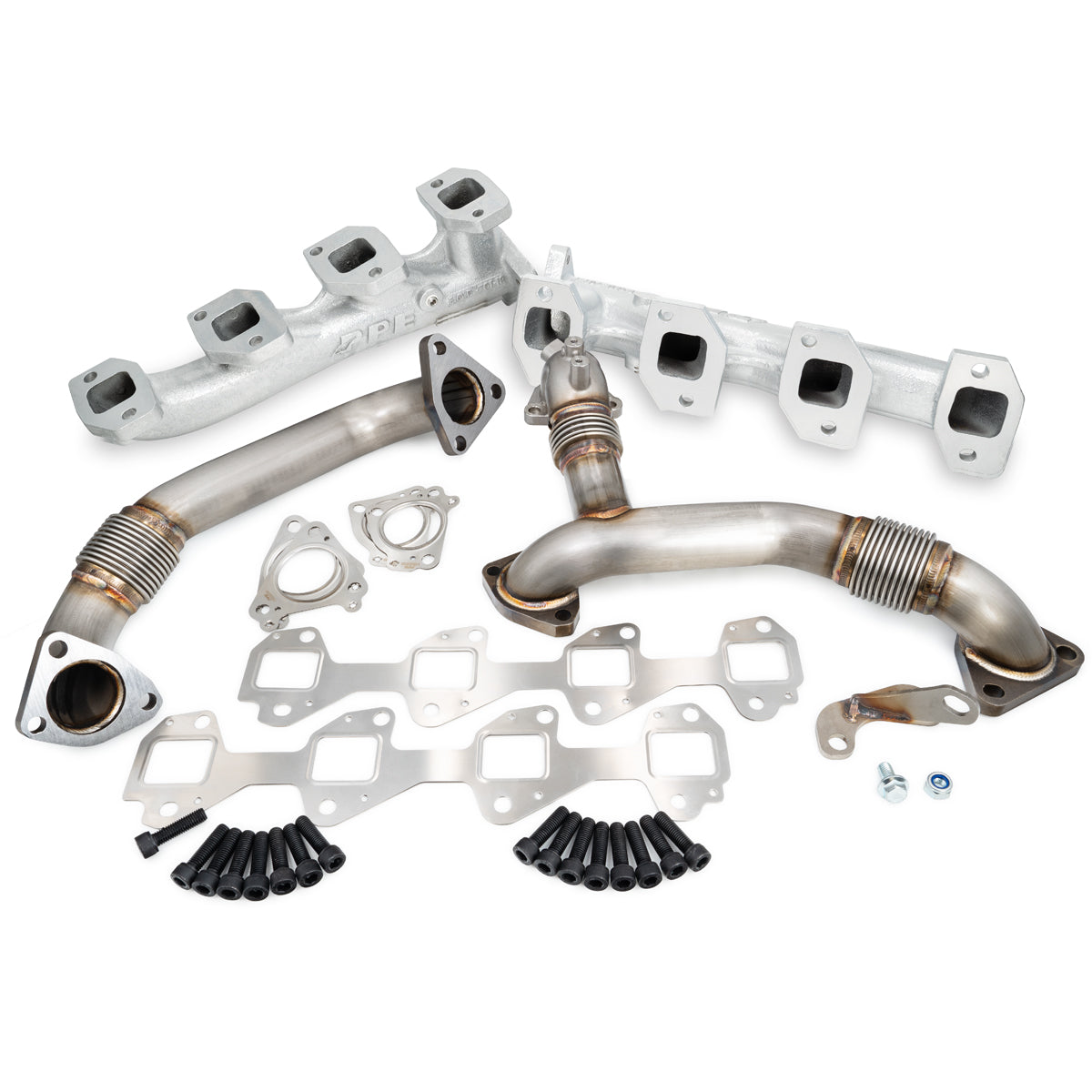 PPE Exhaust Manifold w/Up-Pipes 01-04 LB7 Duramax