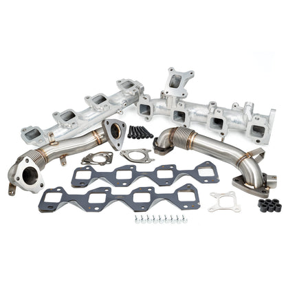 PPE Exhaust Manifold w/Up-Pipes 01-04 LB7 Duramax