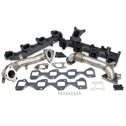 PPE Exhaust Manifold w/Up-Pipes 01-04 LB7 Duramax