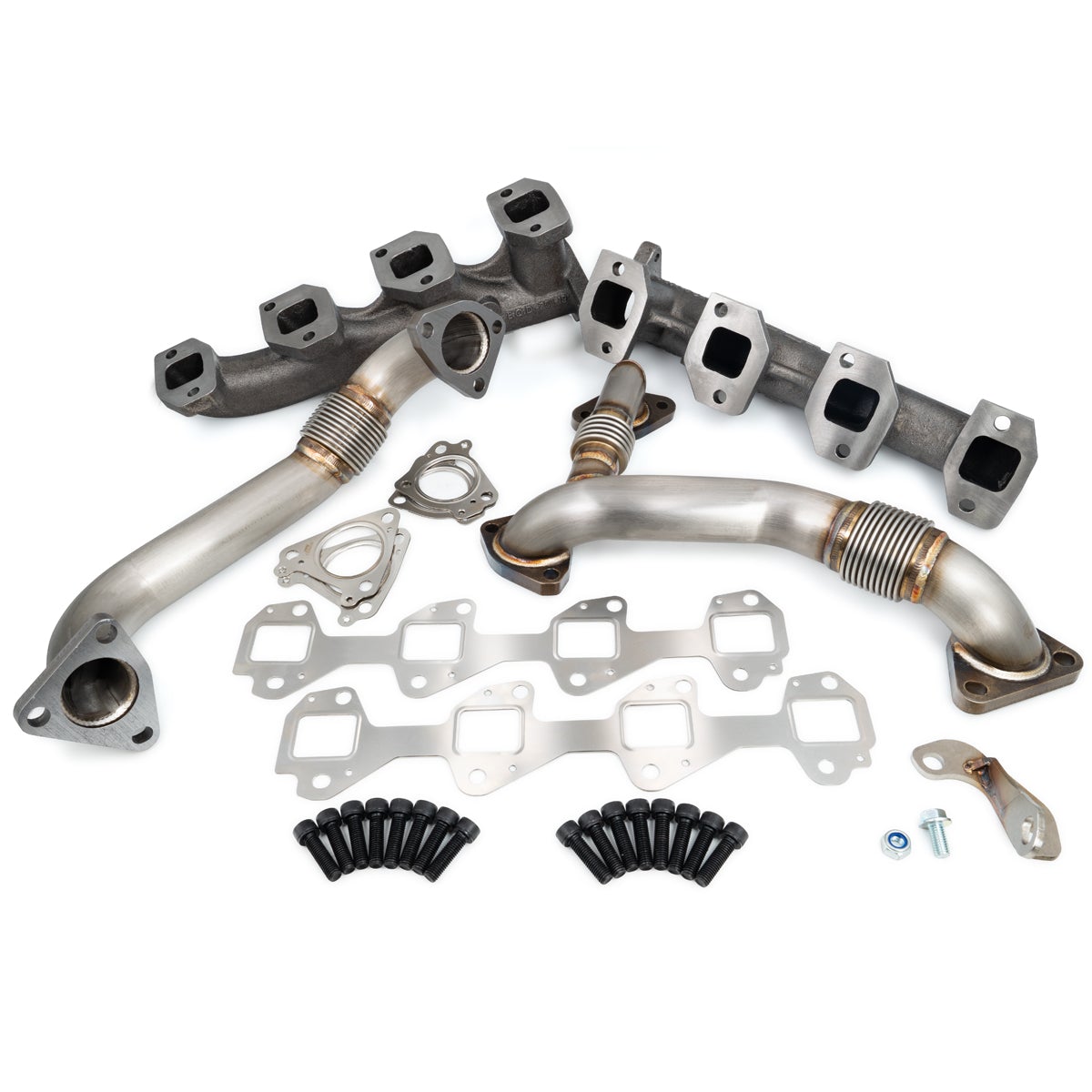 PPE Exhaust Manifold w/Up-Pipes 01-04 LB7 Duramax