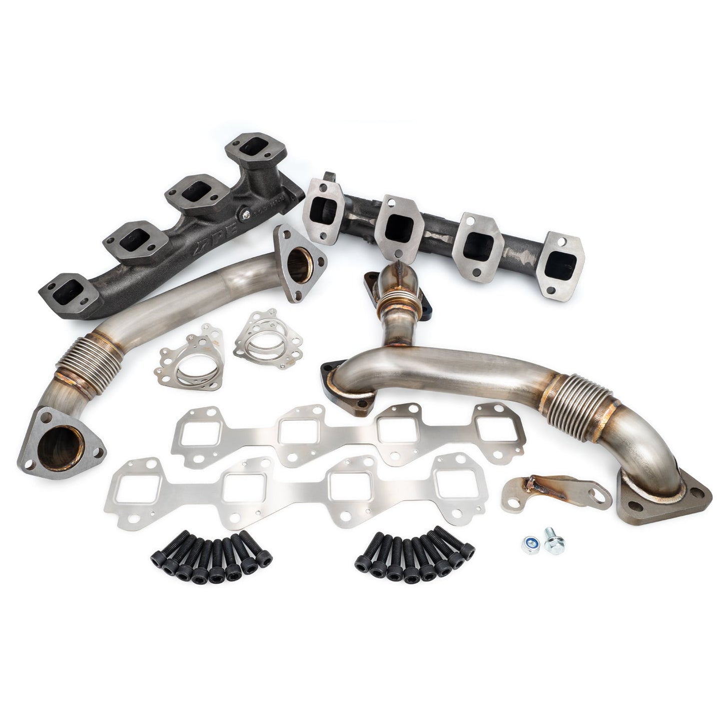 PPE Exhaust Manifold w/Up-Pipes 01-04 LB7 Duramax