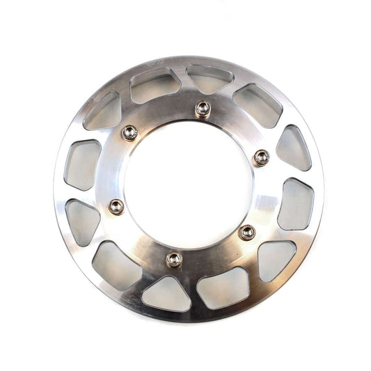 Industrial Injection Industrial Dodge Common Rail Fan Pulley For 03-12 6.7L Cummins Billet Clear Anodized Industrial Injection