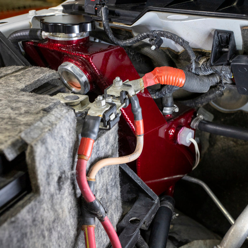 Wehrli 13-18 Dodge 6.7L Cummins OEM Placement Coolant Tank Kit - WCFab Red