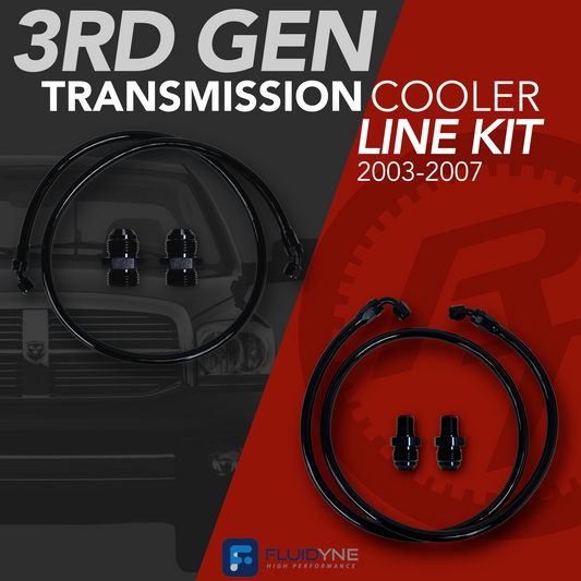FLUIDYNE 3RD GEN COOLER LINE KIT (03-07 48RE) HEATER BYPASS
