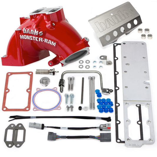 Banks Monster-Ram Intake System for 07.5-12 Dodge Ram 2500/3500 6.7L Cummins Red Powdercoat