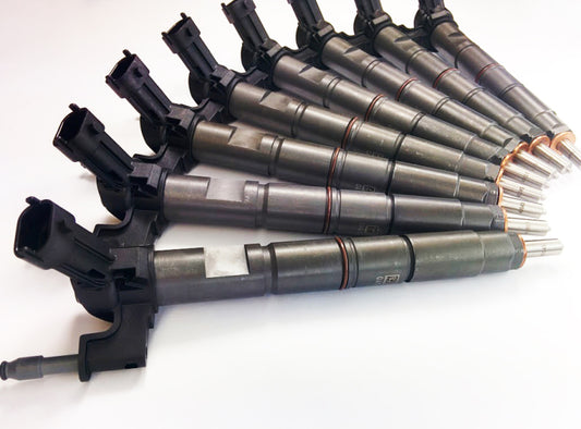 DDP 11-16 Chevrolet Duramax 6.6L LML Reman Injector Set - 75hp (30% Over)