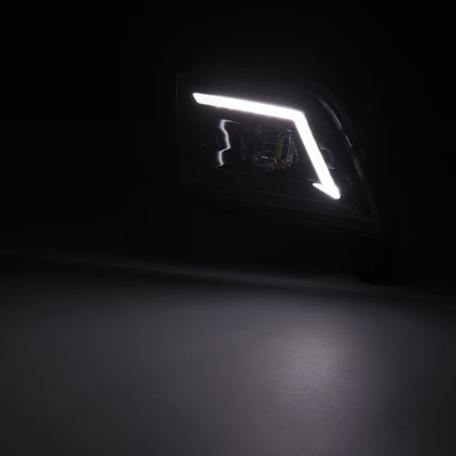 AlphaRex 19-23 Chevrolet Silverado 2500/3500HD DoubleTap Dual Color LED Projector Fog Lights