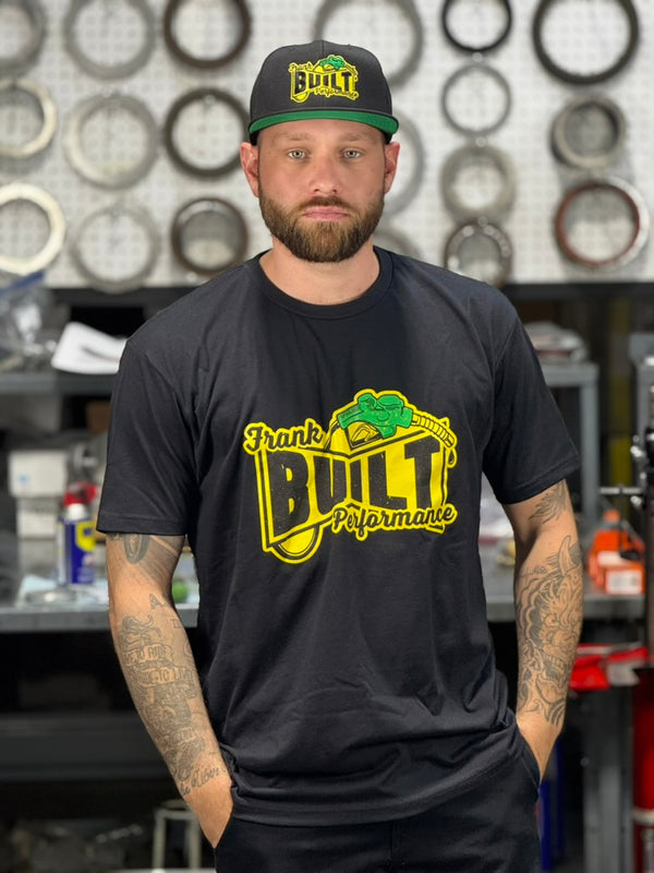 FrankBUILT Vintage Green Handle T Shirt Black