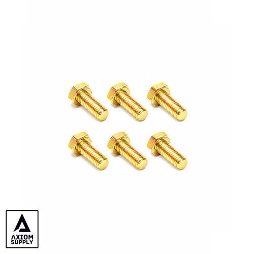 Axiom Supply CV Axle Flange Bolt Set (6) GM Truck 1500 / 2500 / 3500 Silverado / Sierra 1985-2026