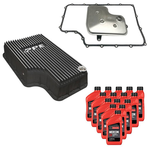 PPE Heavy-Duty 6R140 Deep Transmission Pan – Brushed