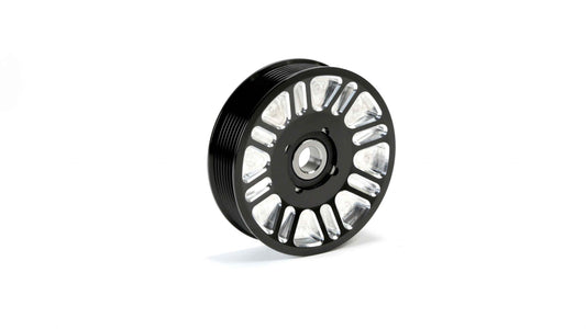 Fleece 2003-2018 Cummins Upper Fan Pulley Idler Black Finish Contract Cut Fleece Performance