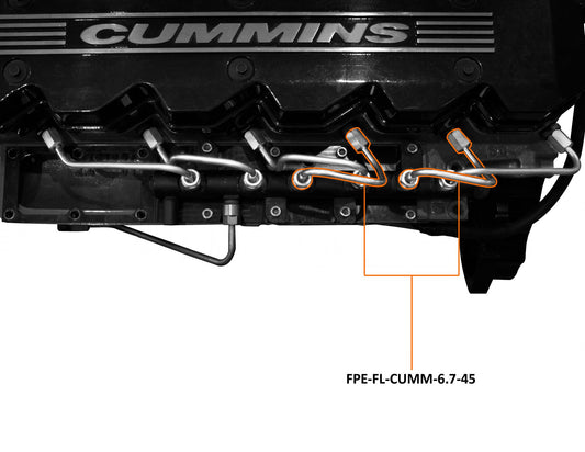 Fleece 07.5-18 6.7L RAM 2500/3500 Cummins Number 4 and Number 5 Injection Line Fleece Performance