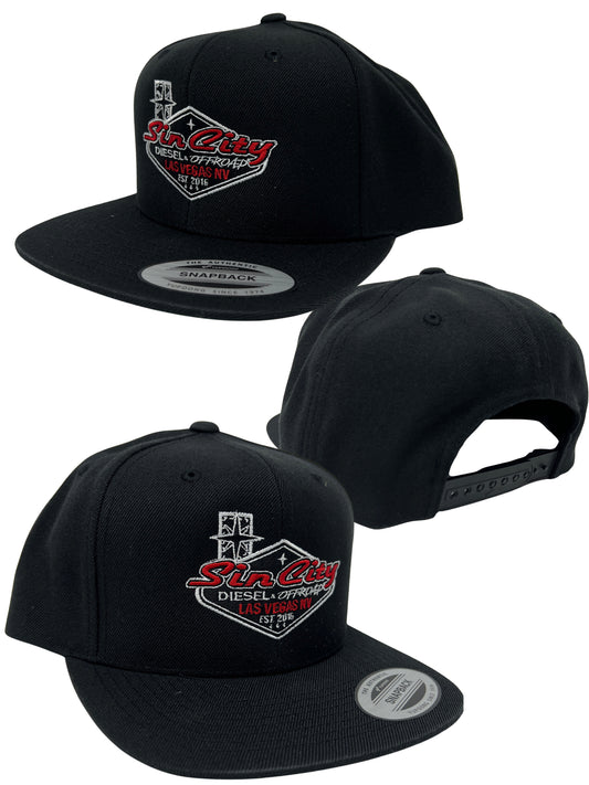 Sin City Diesel & Offroad Flat Bill Snap Back Hat