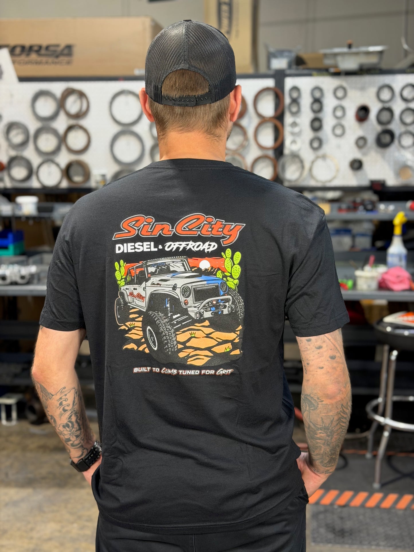 Sin City Diesel & Offroad T-Shirt New Style MULTIPLE COLORS AVAILABLE!!