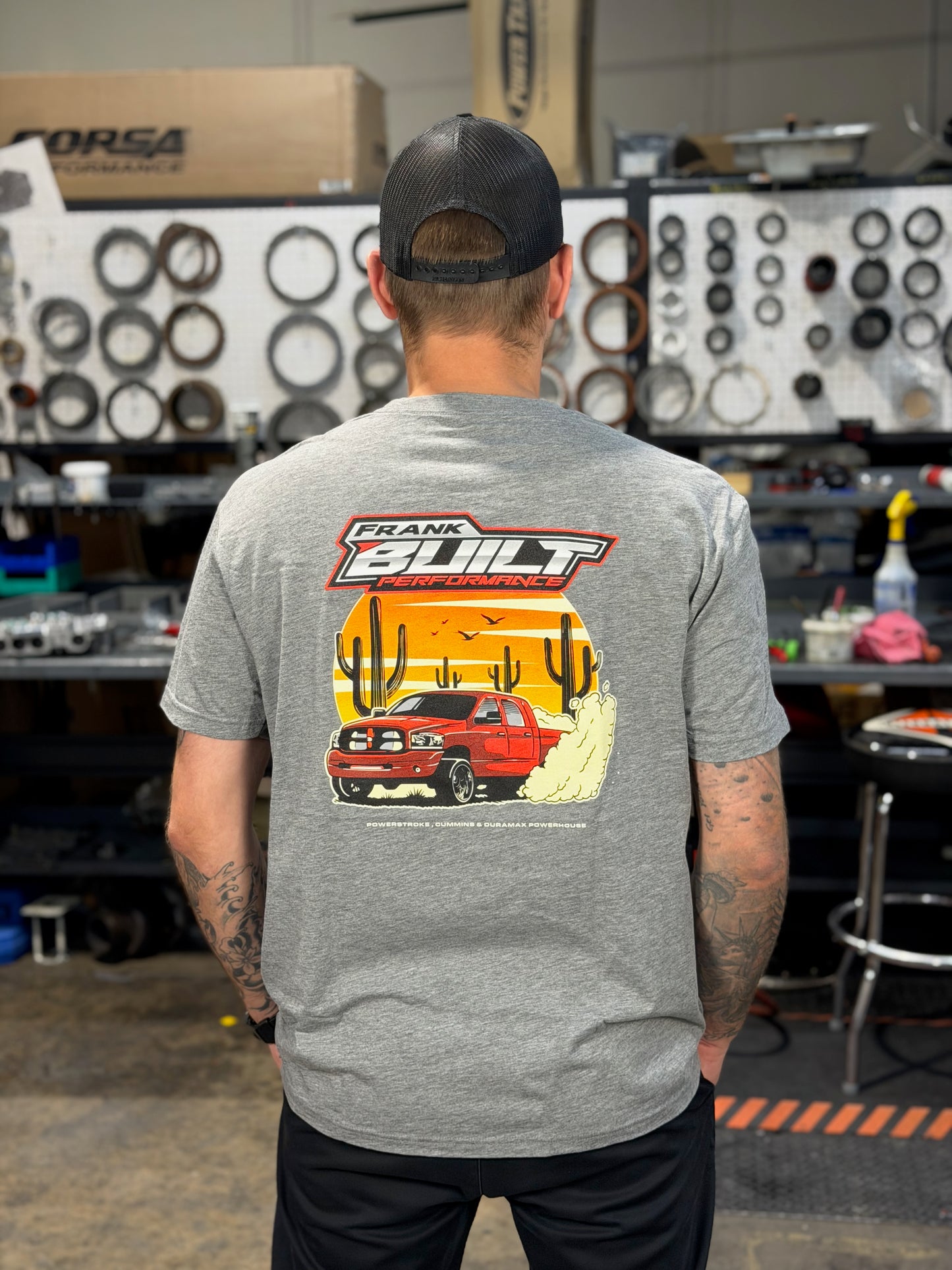FrankBUILT Performance T-Shirt New Style MULTIPLE COLORS AVAILABLE!!