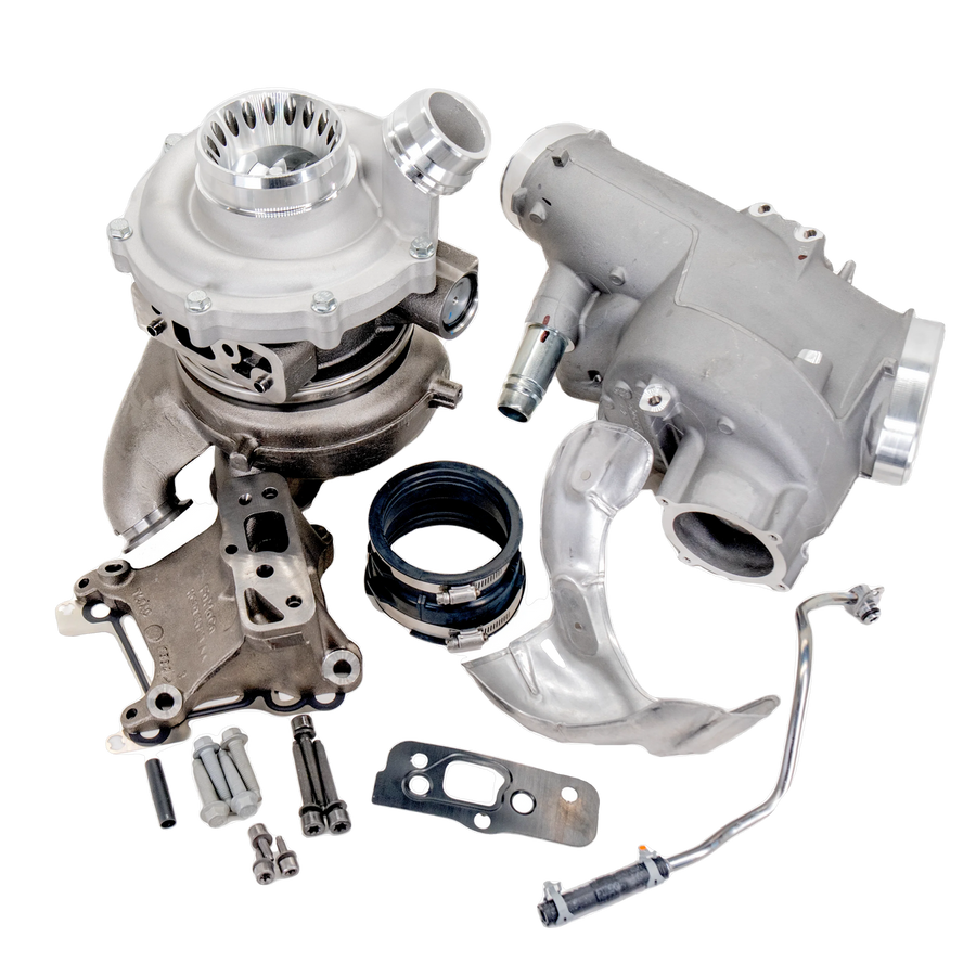KC Turbos Stage 2 Warlock Turbo ALREADY HAS Piping Kit