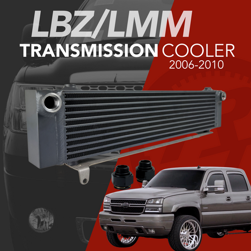 Fluidyne Heavy Duty Transmission Cooler for 2006-2010 LBZ/LMM Duramax