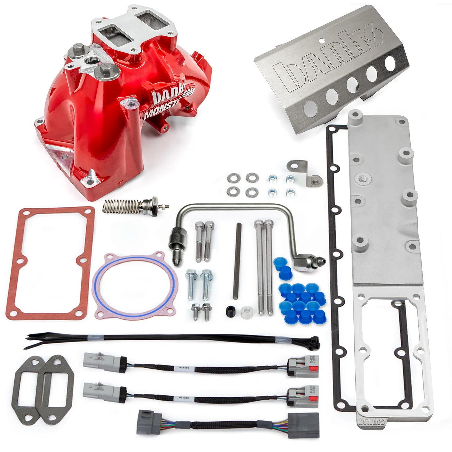 Banks Monster-Ram Intake System for 13-18 Ram 6.7L Cummins - Red w/Heater System